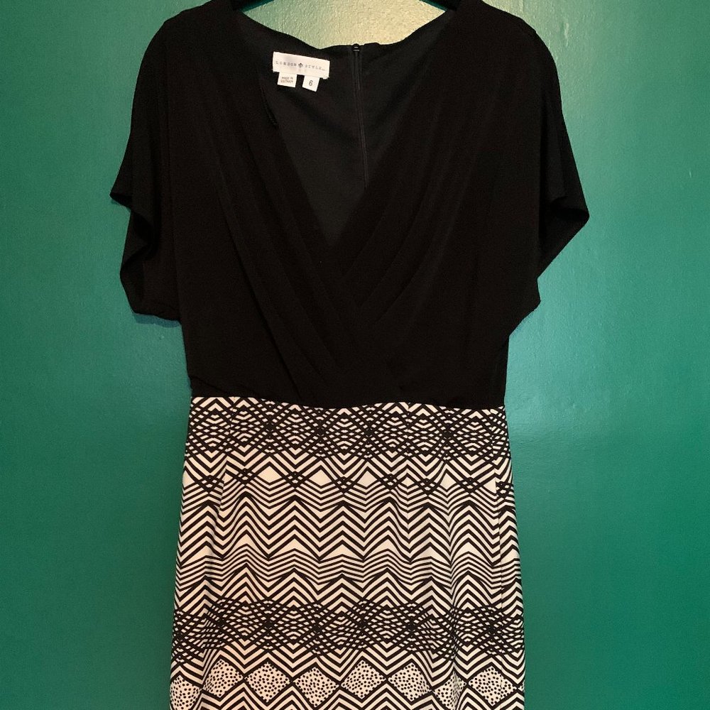 Black and White Dress